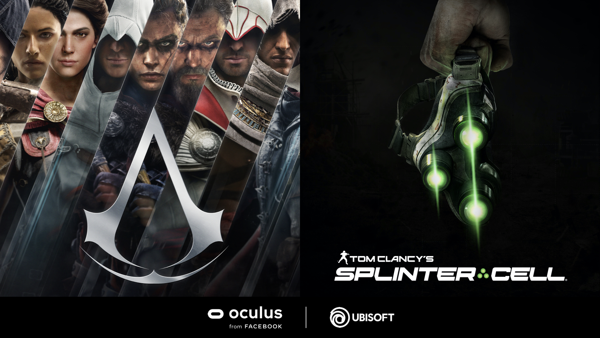 مفاجأة: لعبتين جديدتين لـSplinter Cell وAssassin's Creed ولكن للـ VR!
