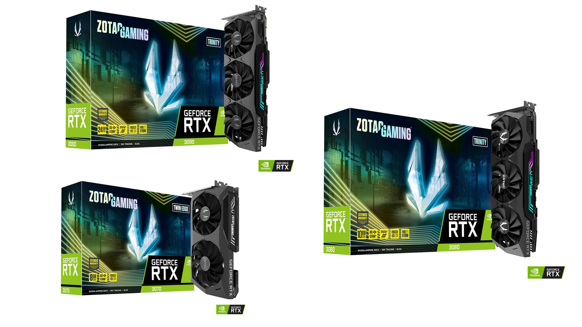 ZOTAC تنضم لباقي الشركات وتكشف عن تشكيلتها من بطاقات RTX 30