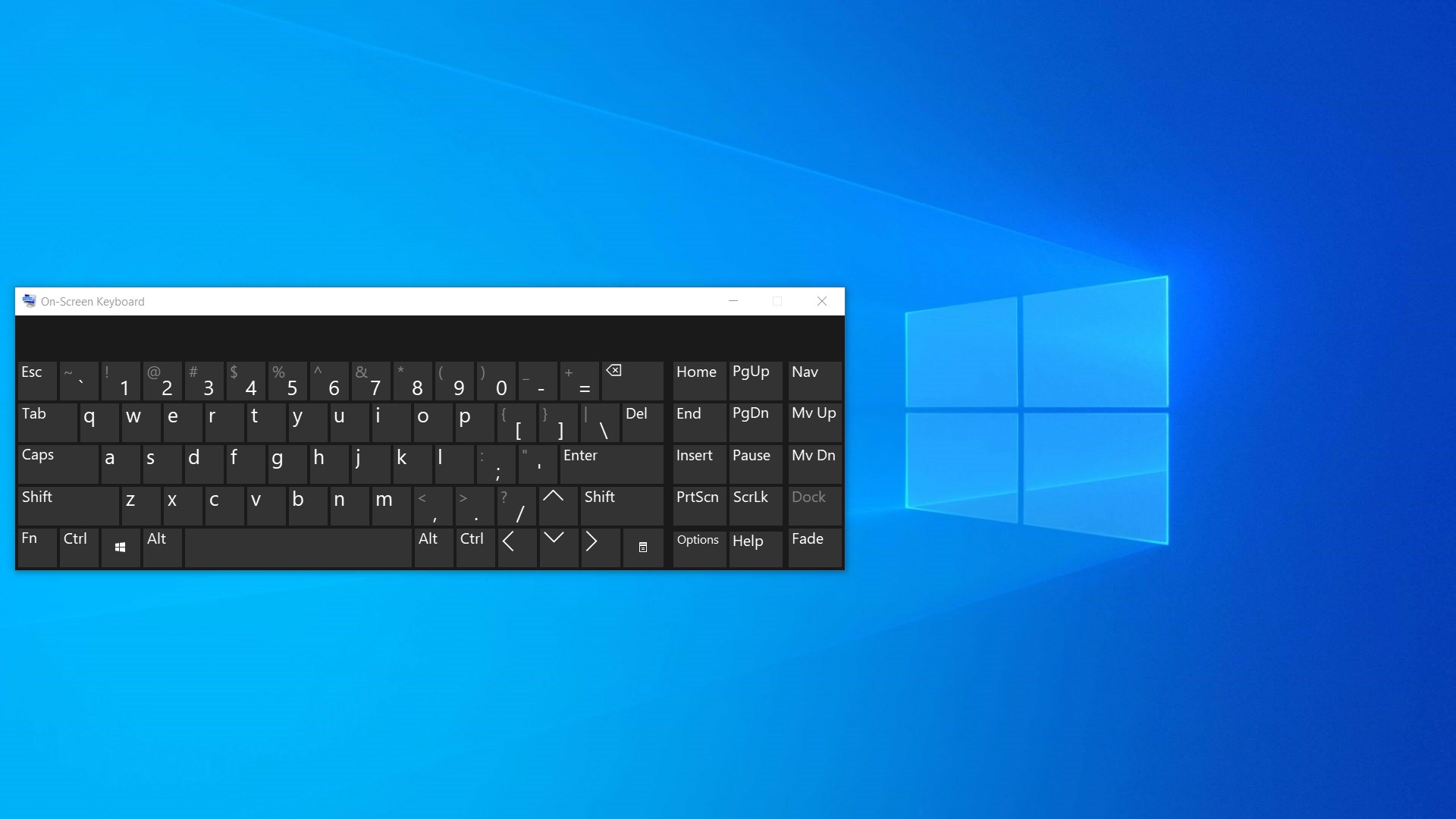 كيف تظهر لوحة مفاتيح افتراضية على الشاشة في Windows 10 ؟