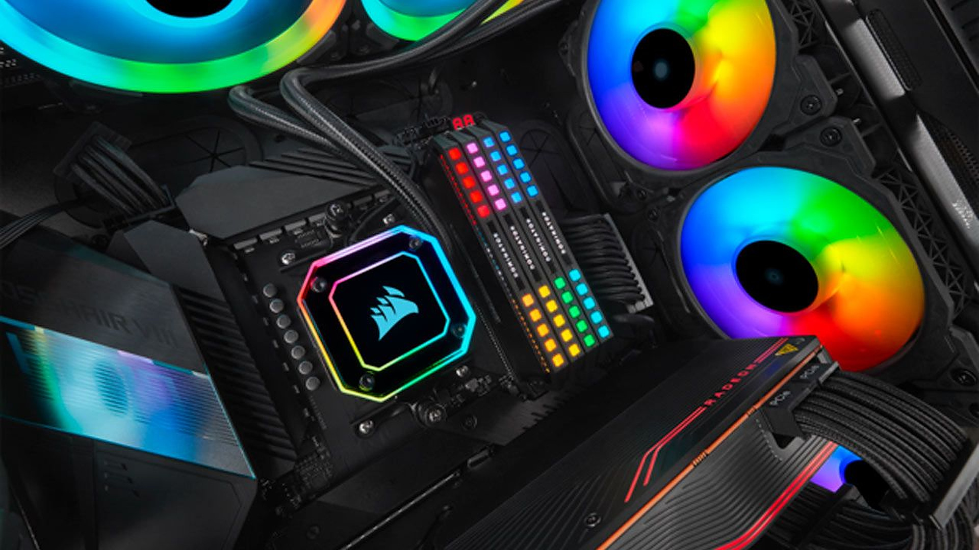 شركة CORSAIR تطلق سلسلة مبردات iCUE ELITE CAPELLIX المائية من نوع AIO