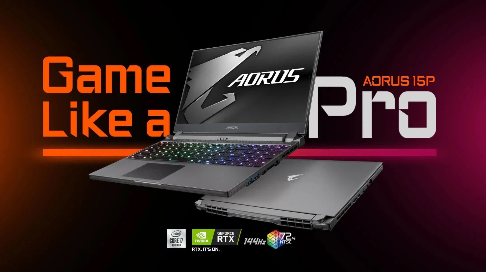 شركة GIGABYTE تعلن عن لاب توب AORUS 15P فائق النحافة المخصص للألعاب