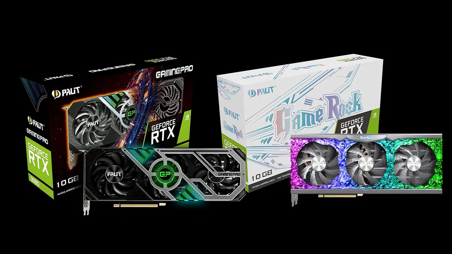 شركة Palit تعلن عن بطاقات GameRock و GamingPro من معمارية Ampere