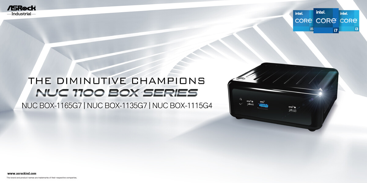 شركة ASRock تطرح سلسلة NUC 1100 BOX من الحواسيب المتكاملة صغيرة الحجم