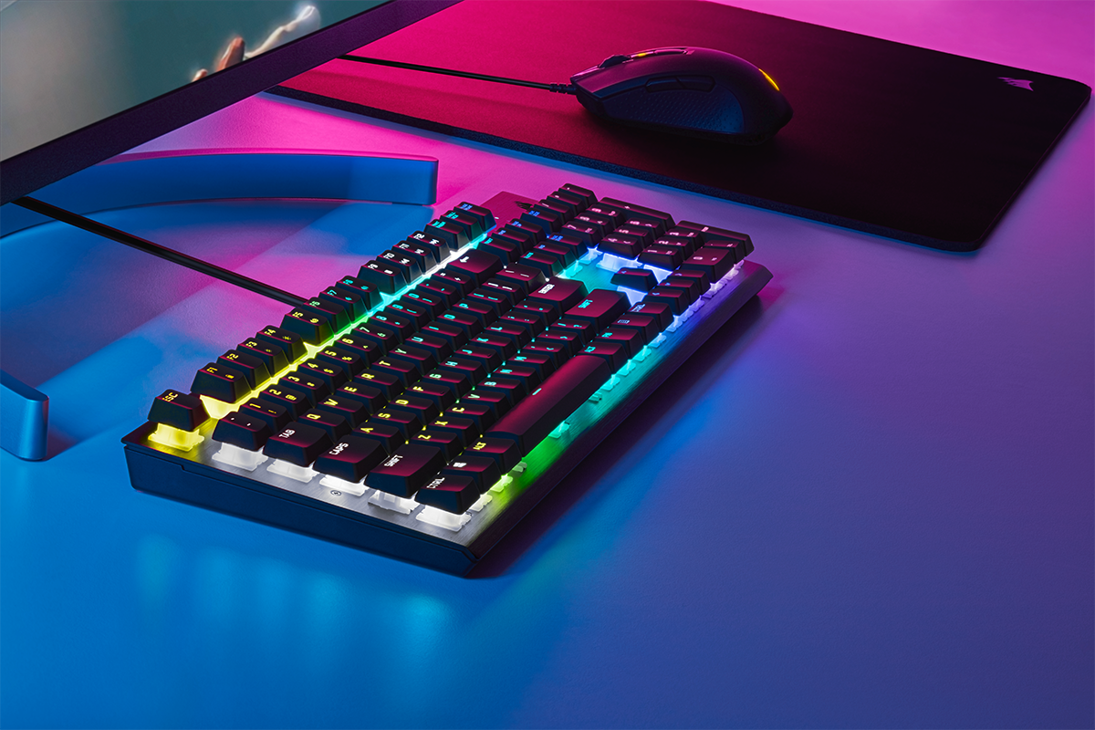 شركة CORSAIR تعلن عن لوحة المفاتيح K60 RGB PRO الميكانيكية الجديدة
