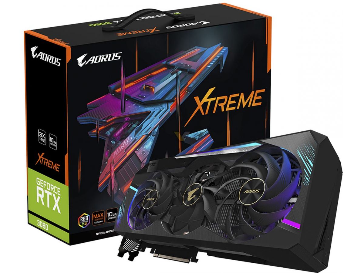 شركة GIGABYTE تعلن عن تشكيلتها من بطاقات AORUS GeForce RTX 30 الجديدة