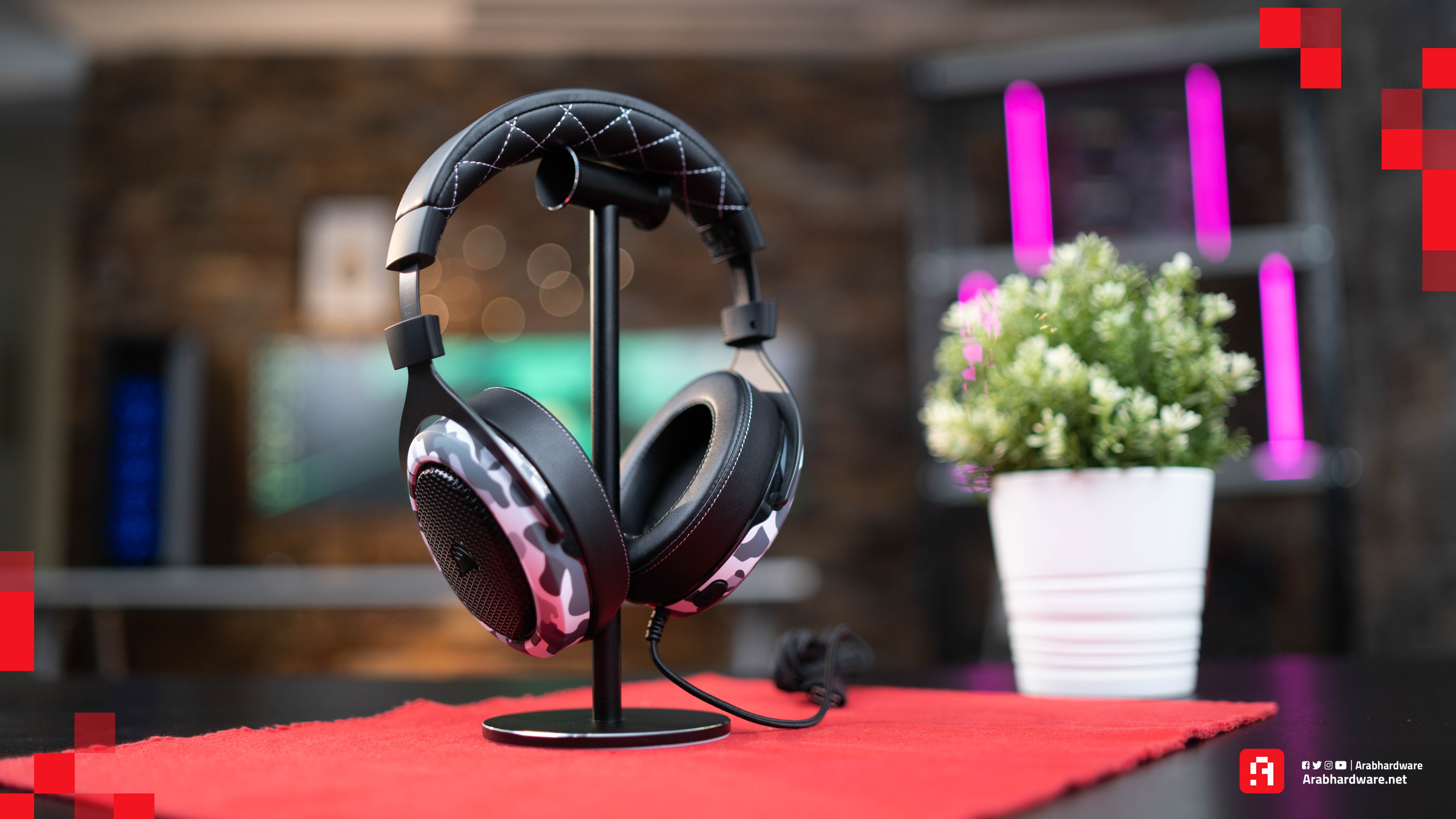 مراجعة سماعة الألعاب CORSAIR HS60 HAPTIC