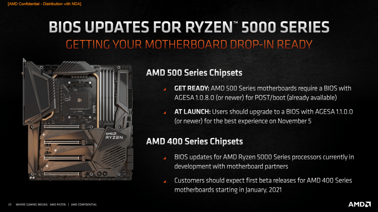 شركة ASUS قد تتخلى عن دعم سلسلة معالجات Ryzen 5000 مع لوحات X470