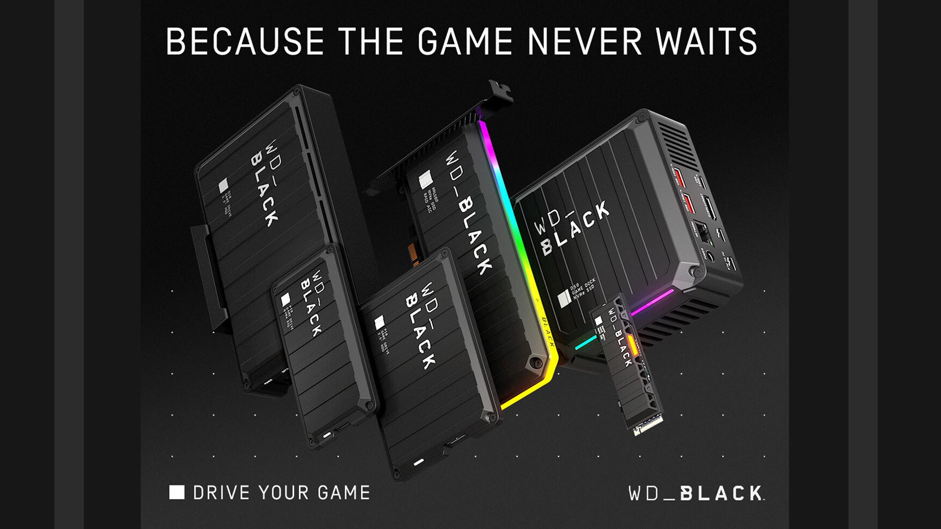 Western Digital تقدم ثلاثة منتجات جديدة من عائلة WD_BLACK للاعبين