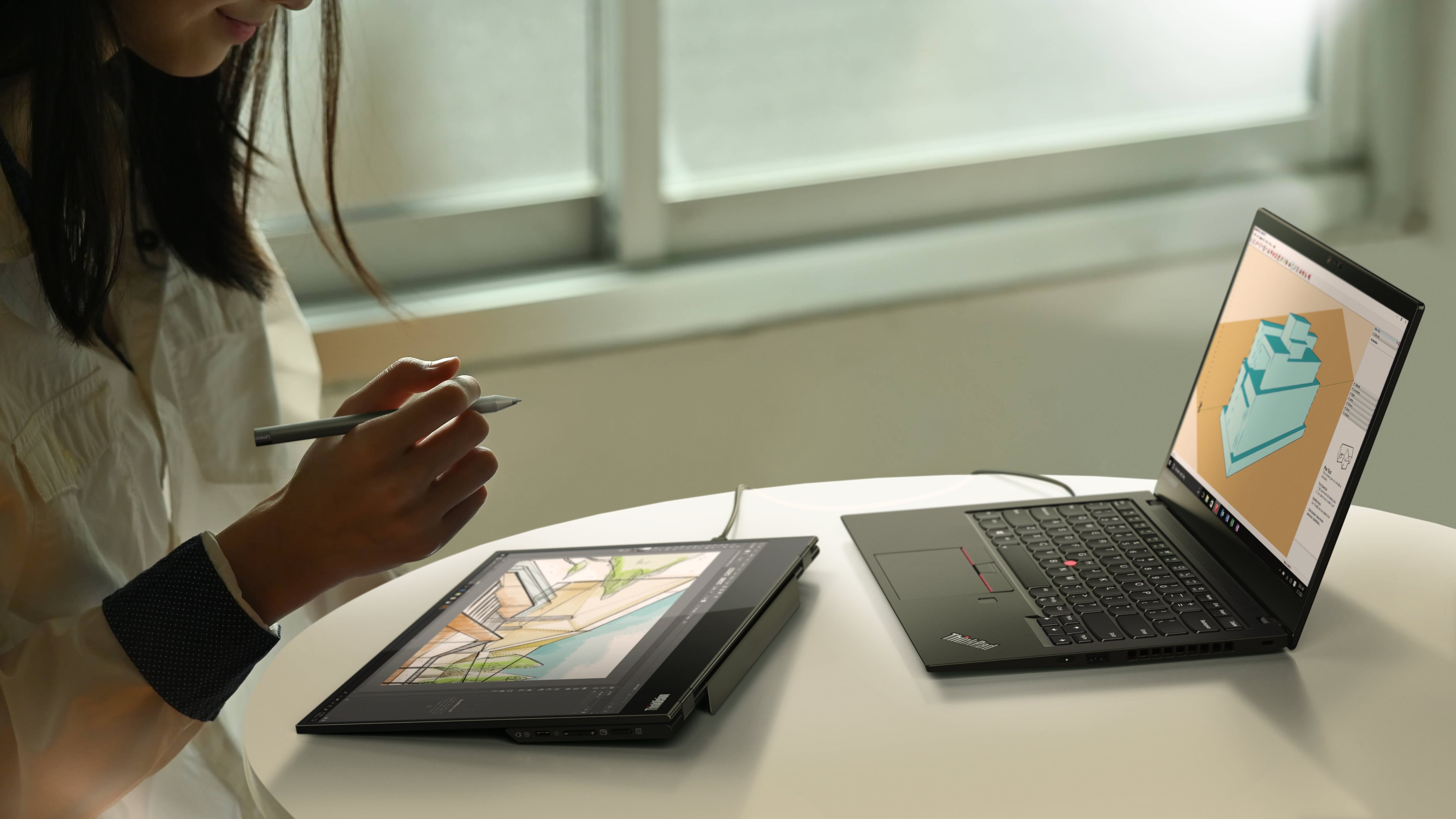 شركة Lenovo تعلن عن شاشة ThinkVision M14t المحمولة لمحبي التنقل
