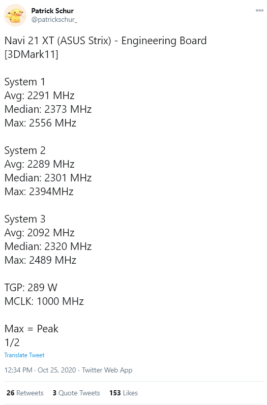 بطاقة RX 6800 XT من سلسلة Big Navi RDNA2 قد تذهب إلى ما وراء 2500MHz