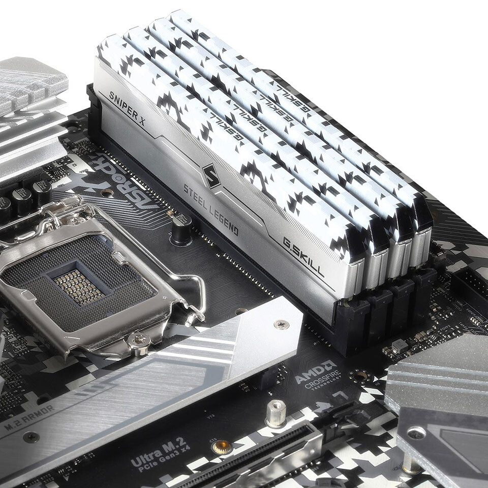 شركة G.Skill تكشف عن مجموعة ذواكر SniperX ذات التصميم المميز والخاص