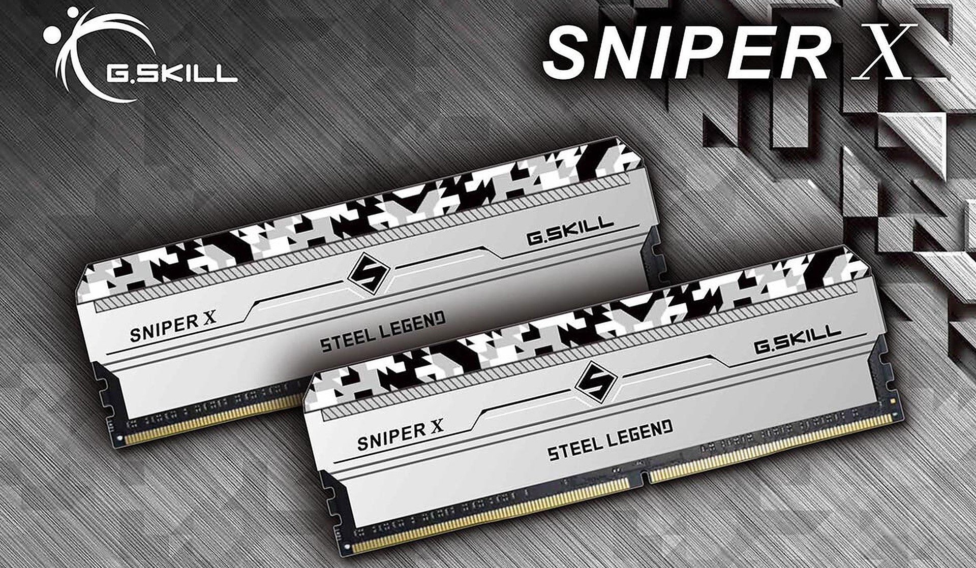 شركة G.Skill تكشف عن مجموعة ذواكر SniperX ذات التصميم المميز والخاص