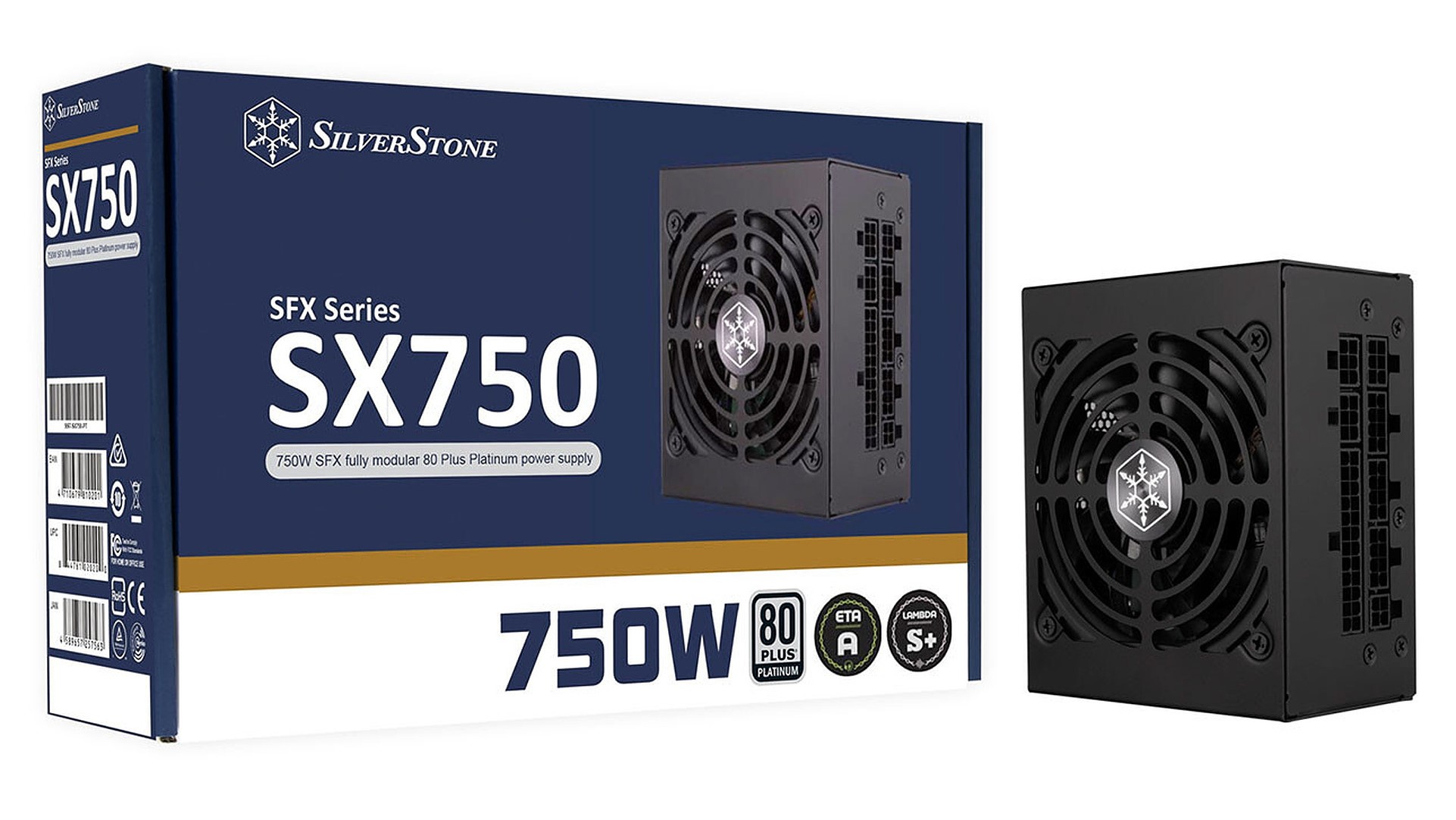 شركة SilverStone تكشف عن مزود الطاقة SX750 فائق النحافة بإرتفاع 10 سم
