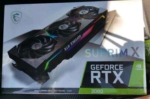 تسريب صور بطاقة MSI GeForce RTX 3080 SUPRIM X من في أحد متاجر التجزئة