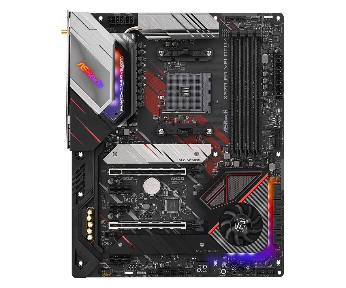 شركة ASRock تكشف النقاب عن اللوحة الأم X570 PG Velocita للاعبين