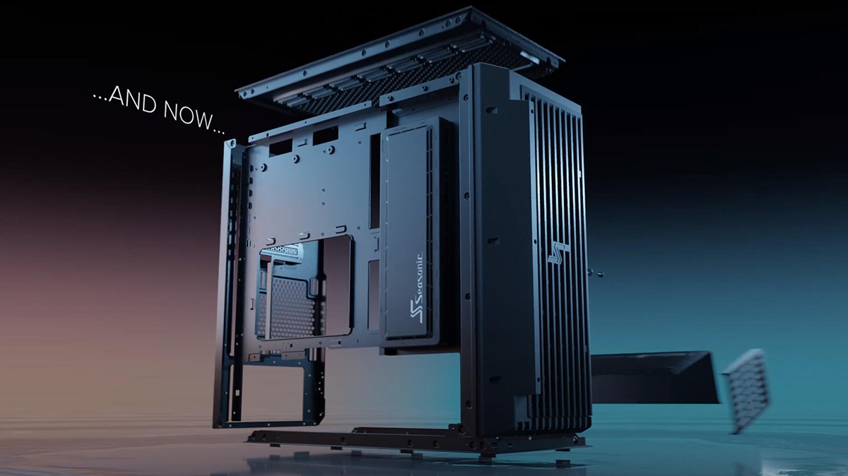 شركة Seasonic تدخل سوق الحواسيب الشخصية مع كيس SYNCRO Q704 المميزة