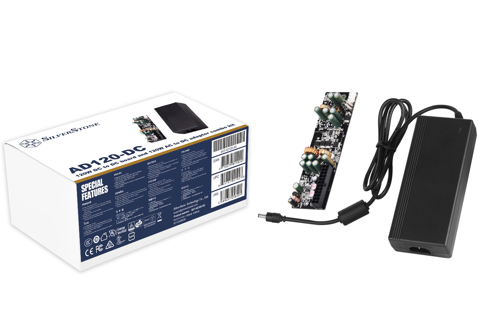 شركة SilverStone تكشف عن مزود الطاقة AD120-DC للحواسيب صغيرة الحجم 
