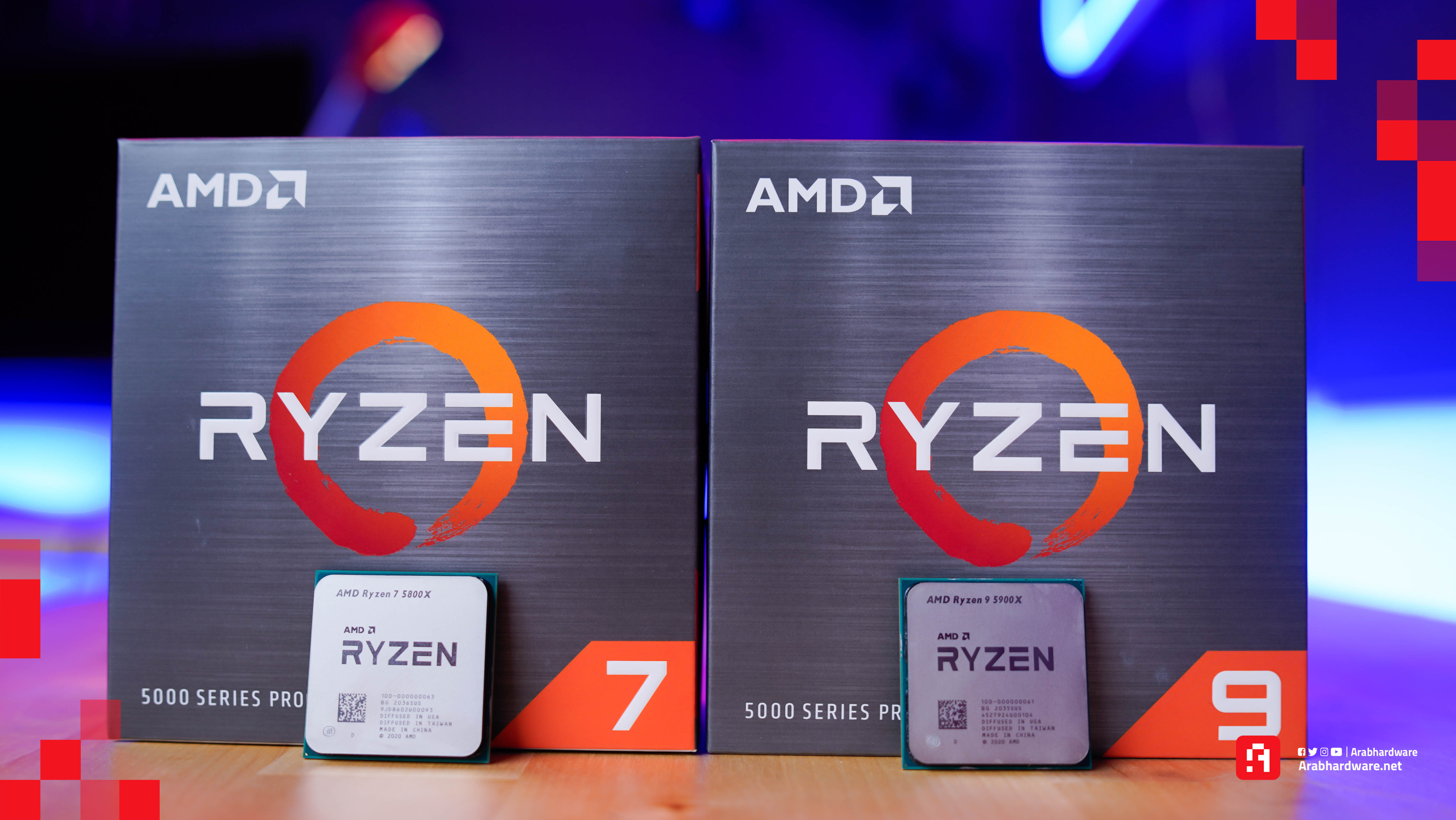 شركة AMD تطلق معالجات Ryzen 7 5800 وRyzen 9 5900 بشكل رسمي!