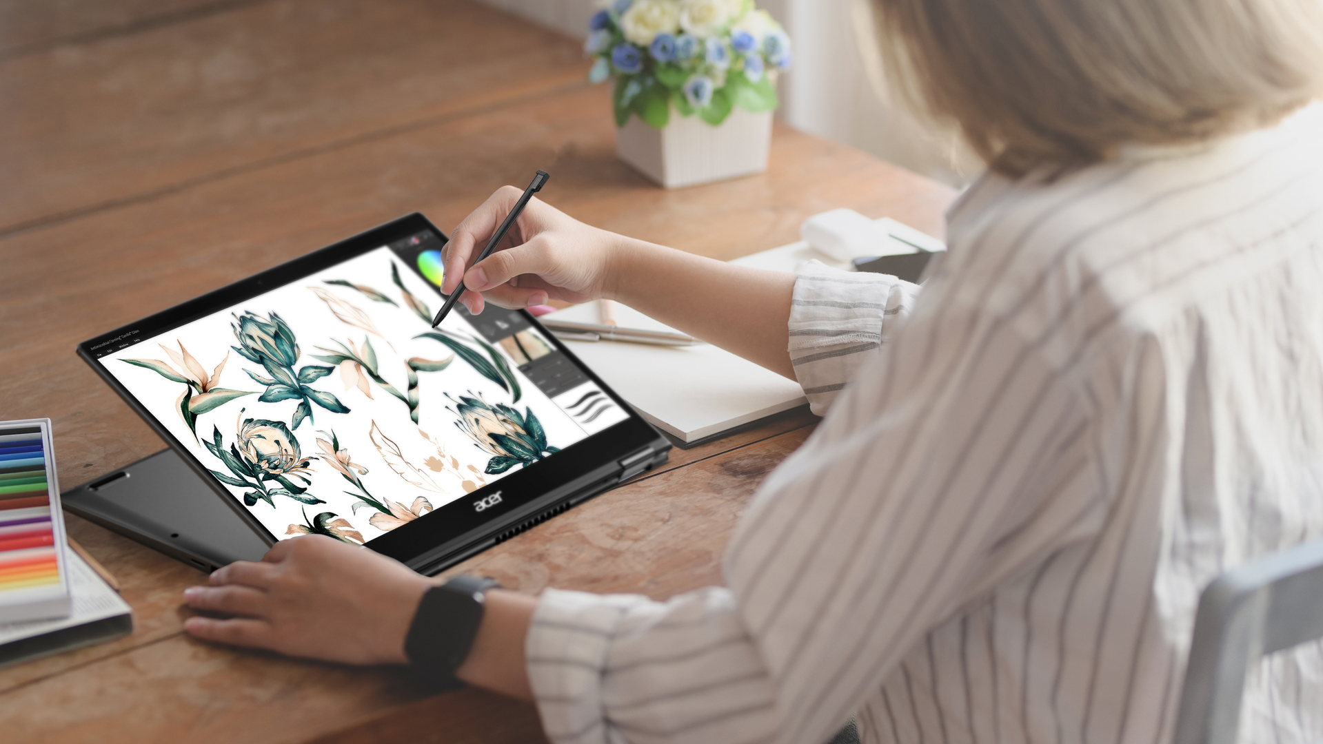 شركة Acer تعلن إطلاق أحدث الحواسيب المحمولة ضمن سلسلتي Spin و Aspire