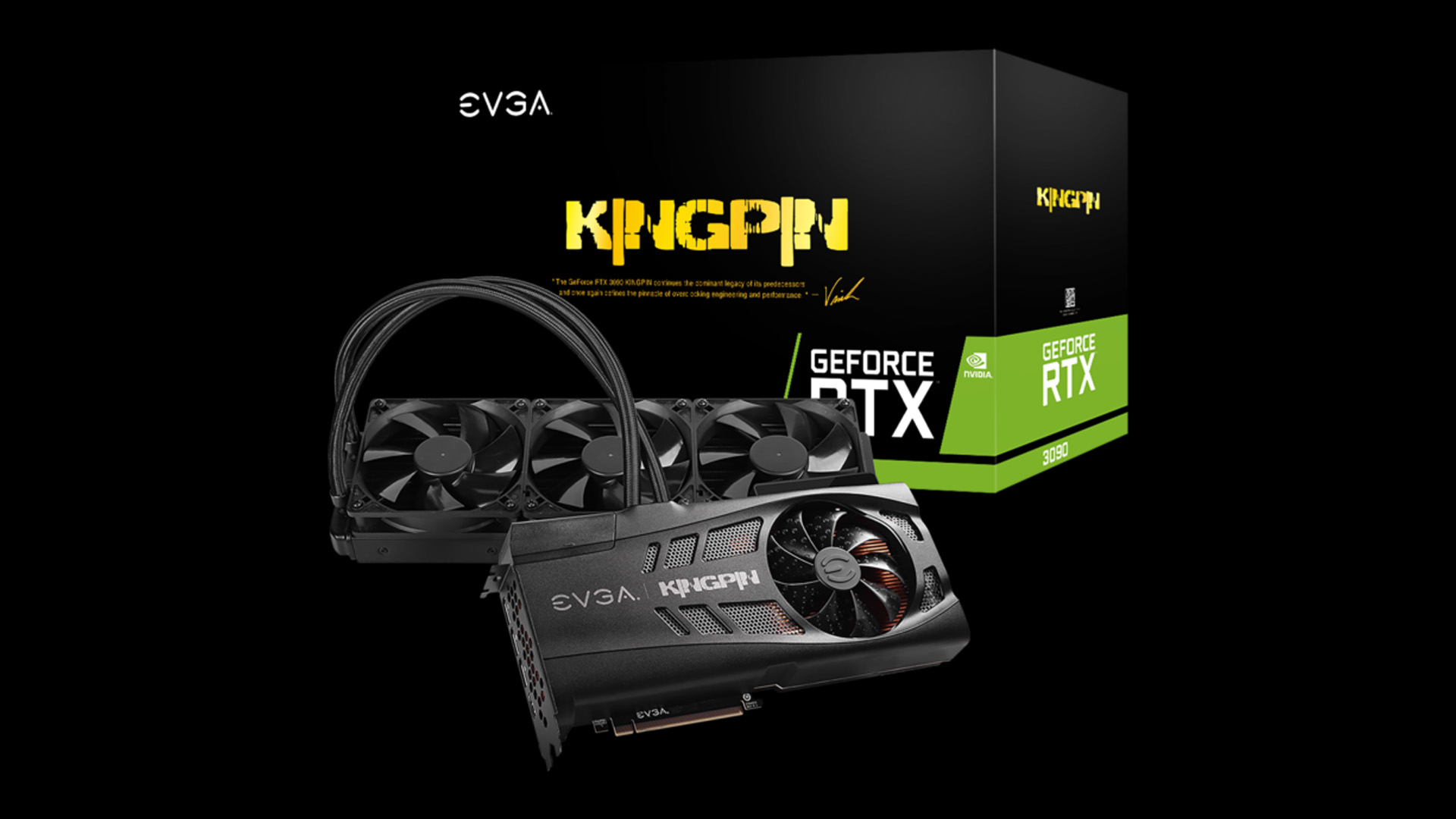 بطاقة EVGA RTX 3090 KINGPIN HYBRID ترى النور بسعر 2000 دولار!