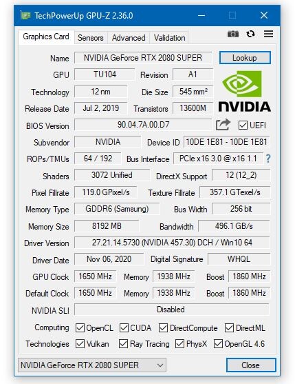 GPU-Z 2.36.0