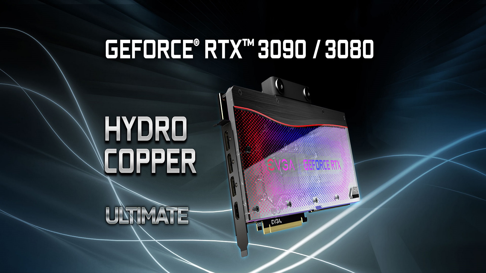 شركة EVGA تكشف عن بطاقات RTX 3080/3090 ببلوك Hydro Copper السائل!