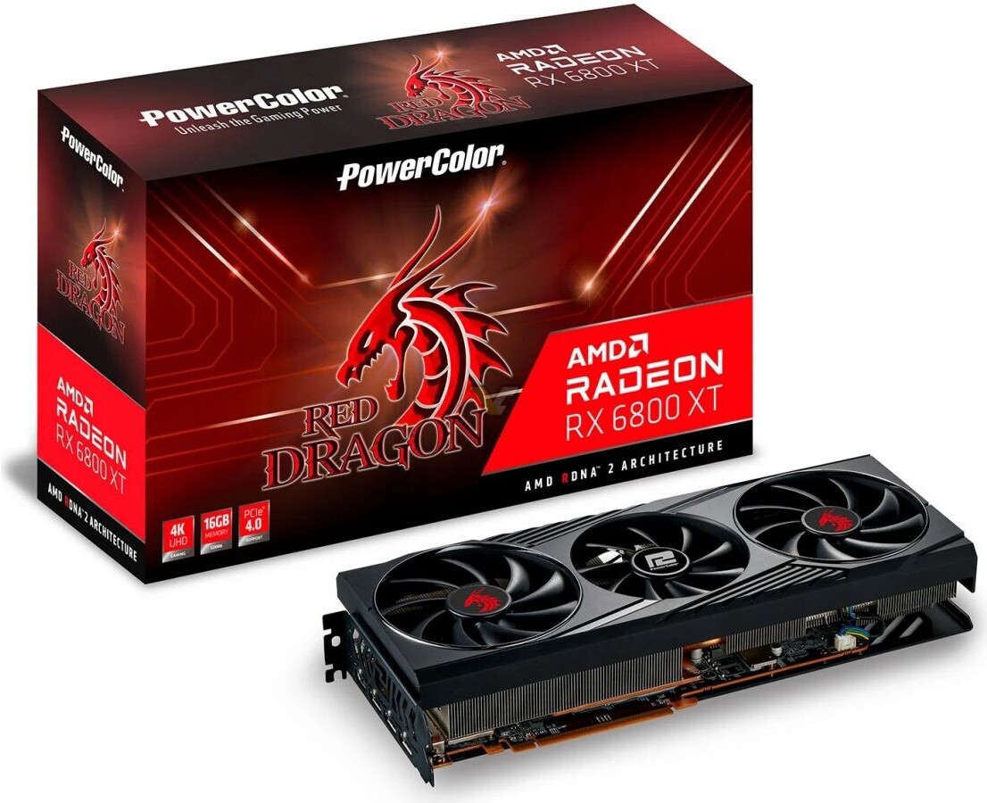 تسريب صور بطاقة Radeon RX 6800 XT Red Dragon القادمة من PowerColor