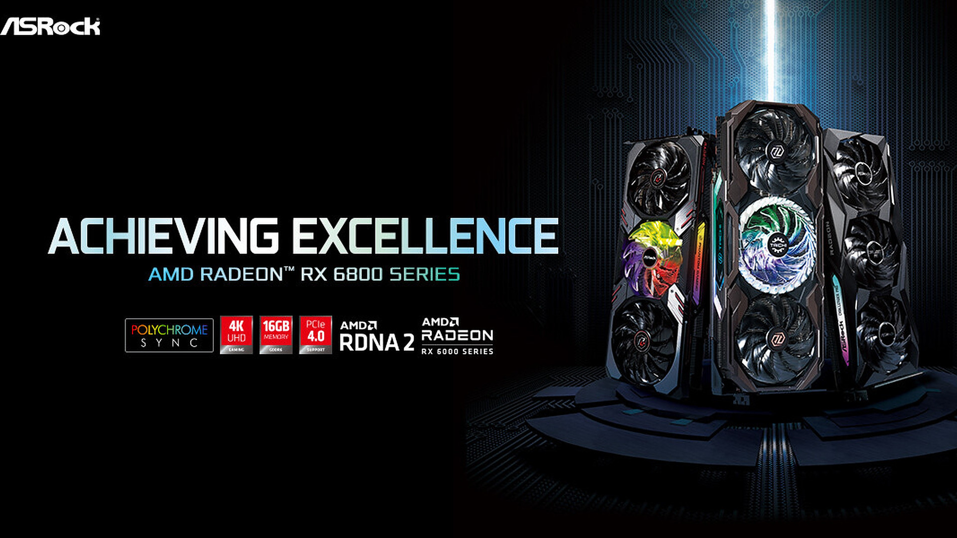 شركة ASRock تطلق تشكيلاتها من سلسلة بطاقات AMD Radeon RX 6800