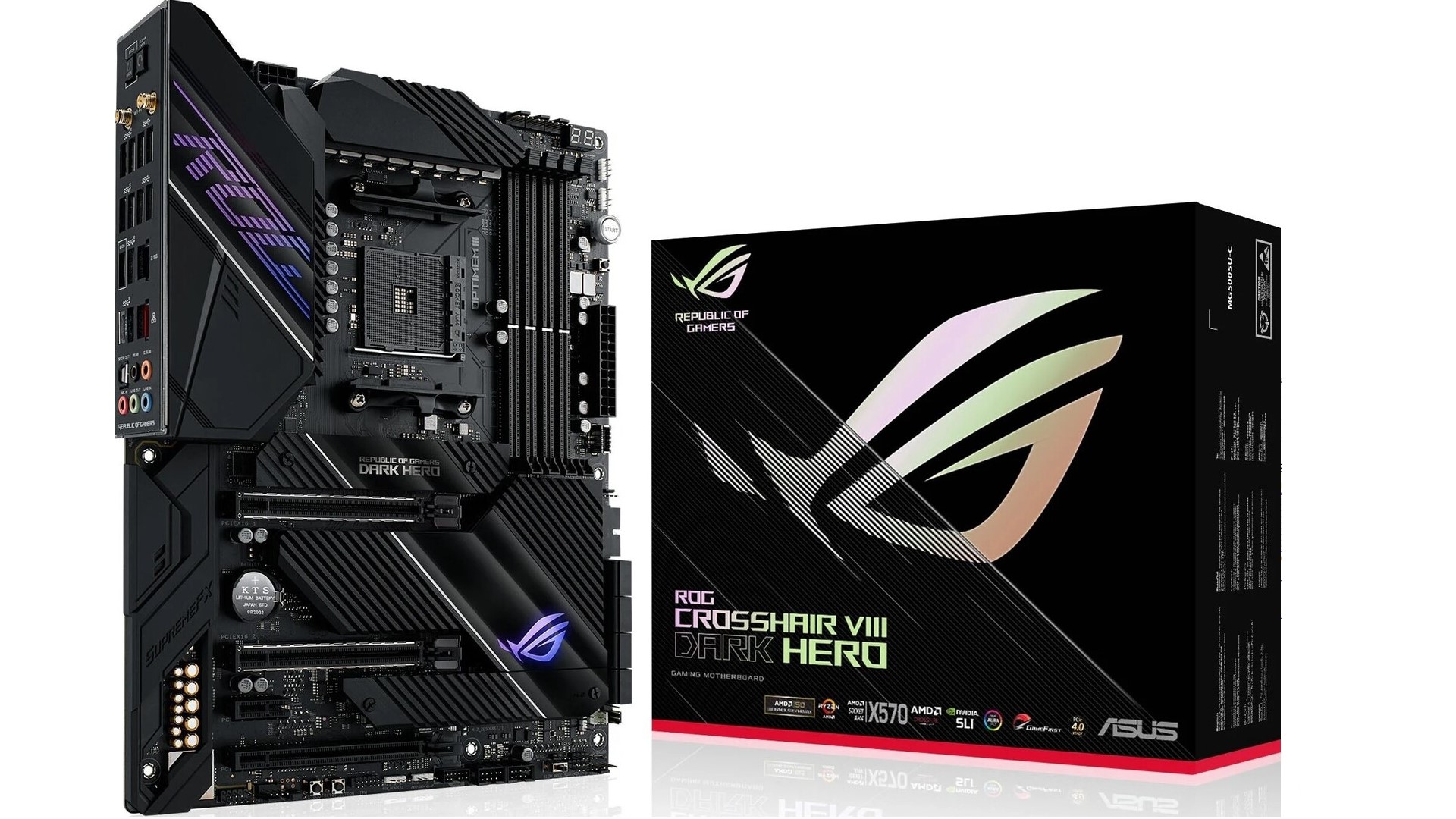 اللوحة الأم Crosshair VIII Dark Hero تكسر حاجز الأرقام القياسية
