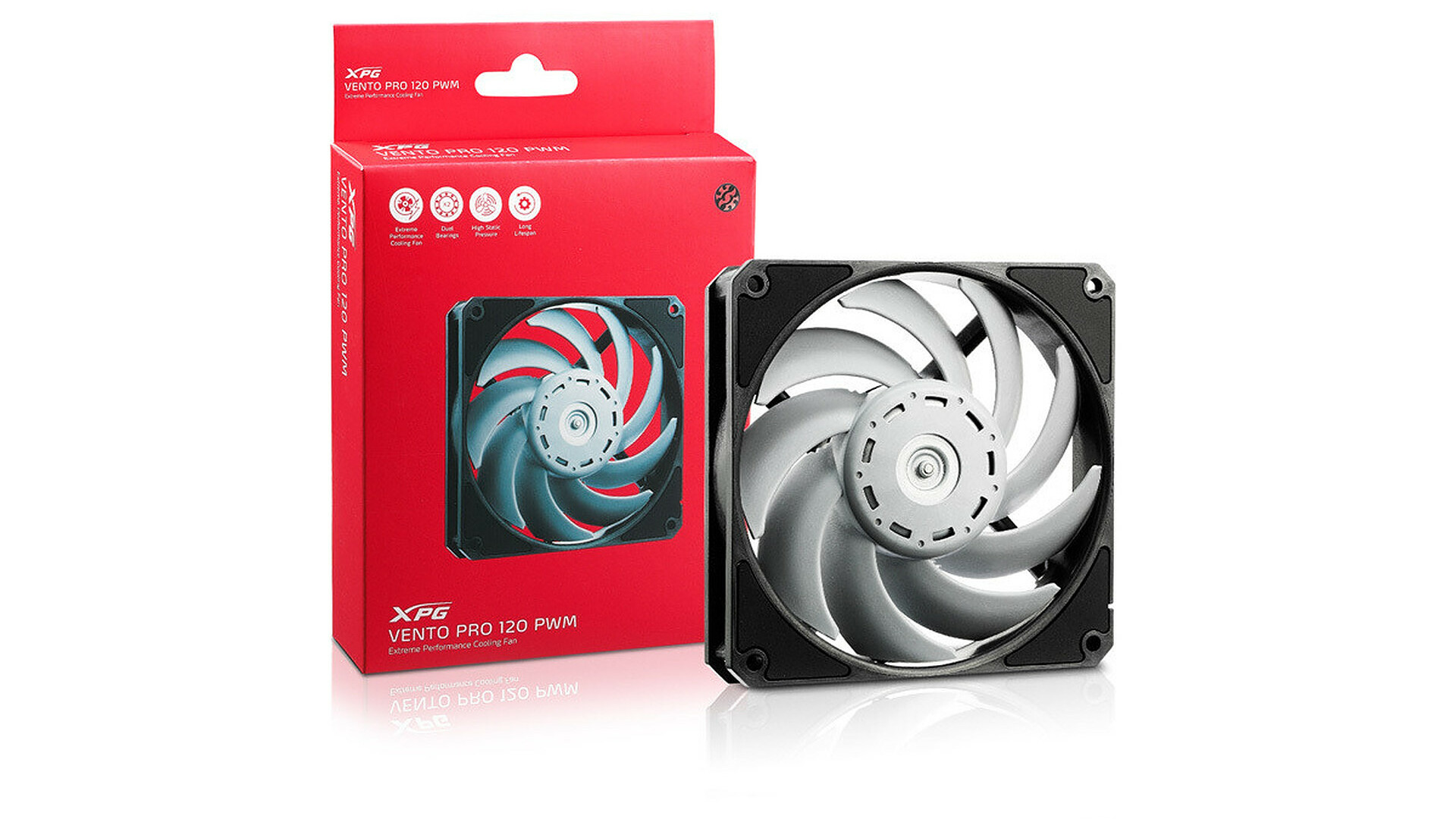 شركة XPG تعلن عن مروحة XPG VENTO PRO 120 PWM بالتعاون مع شركة Nidec