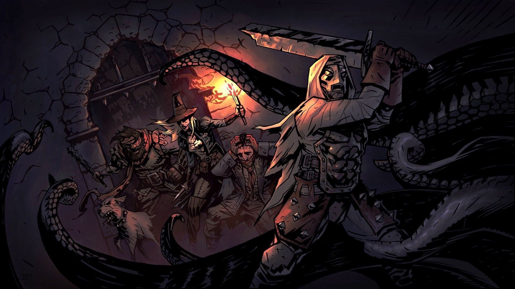 أحصل على Darkest Dungeon مجانا من خلال متجر Epic Games