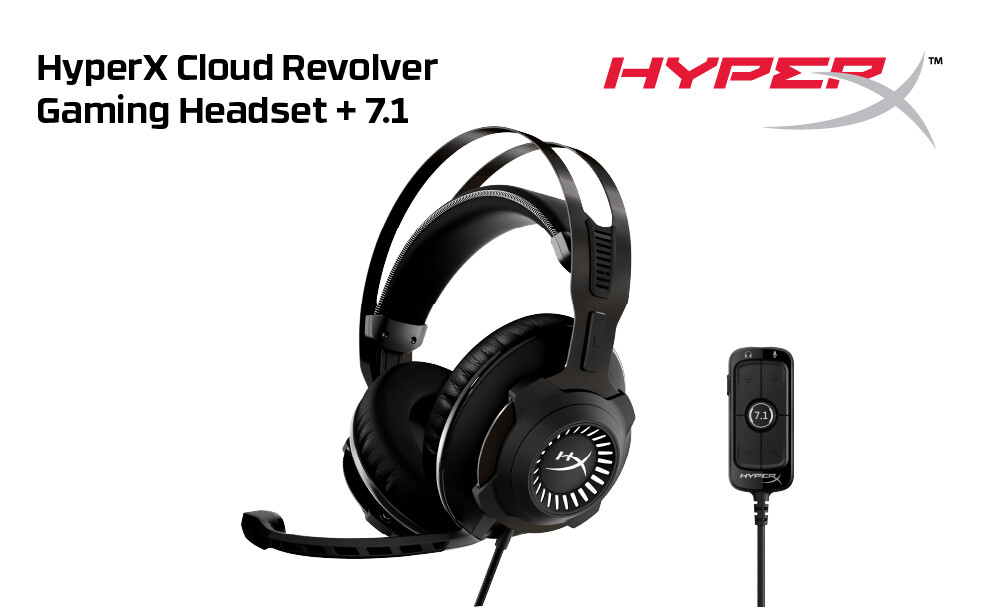 شركة HyperX تعلن عن سماعة HyperX Cloud RevolverTM + 7.1 للألعاب