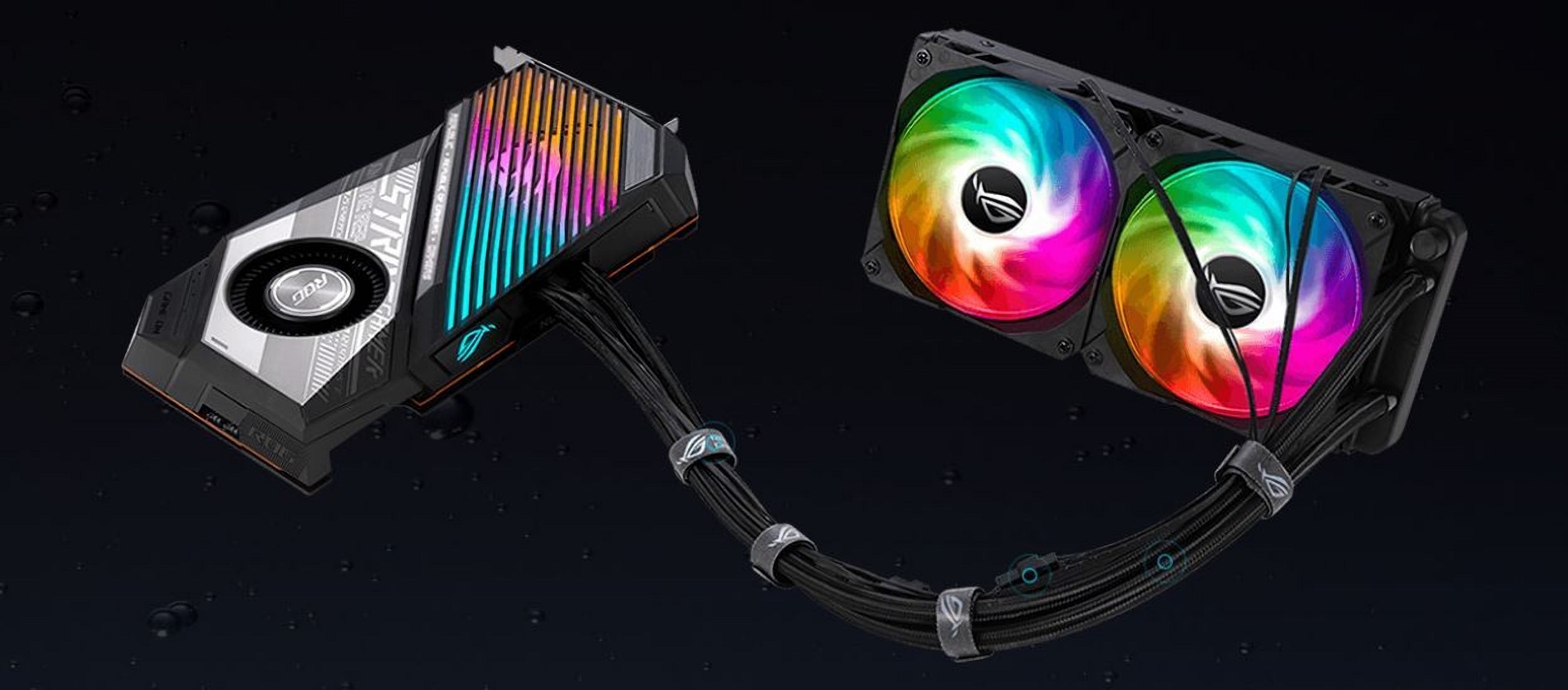 شركة ASUS تكشف عن بطاقة RX 6900 XT ROG LC المبردة مائياً!