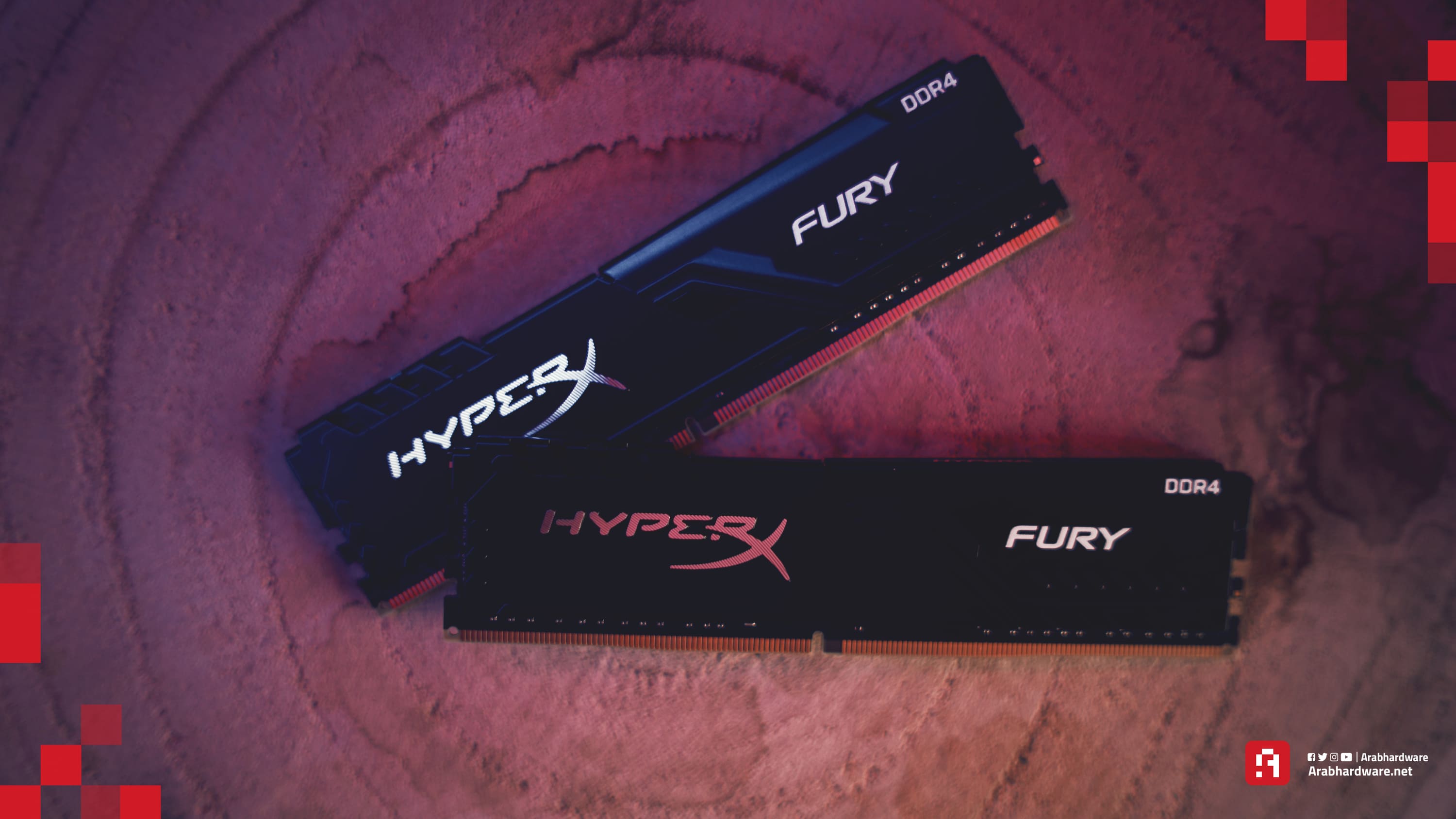 مراجعة ذواكر Hyper X Fury من شركة Kingston بترددات 3200MHz