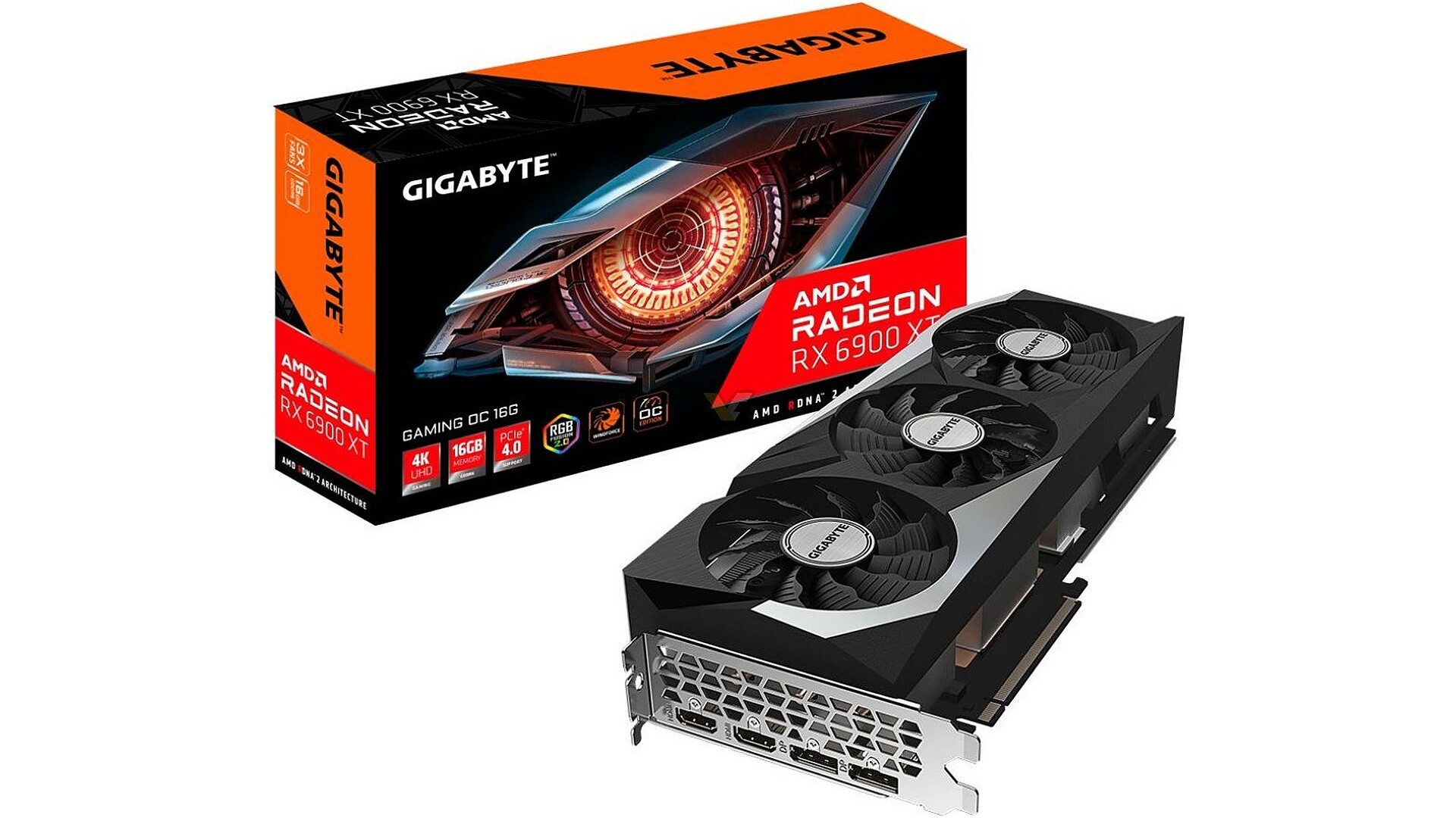 شركة Gigabyte تطلق بطاقة RX 6900 XT Gaming OC بتردد 2285MHz