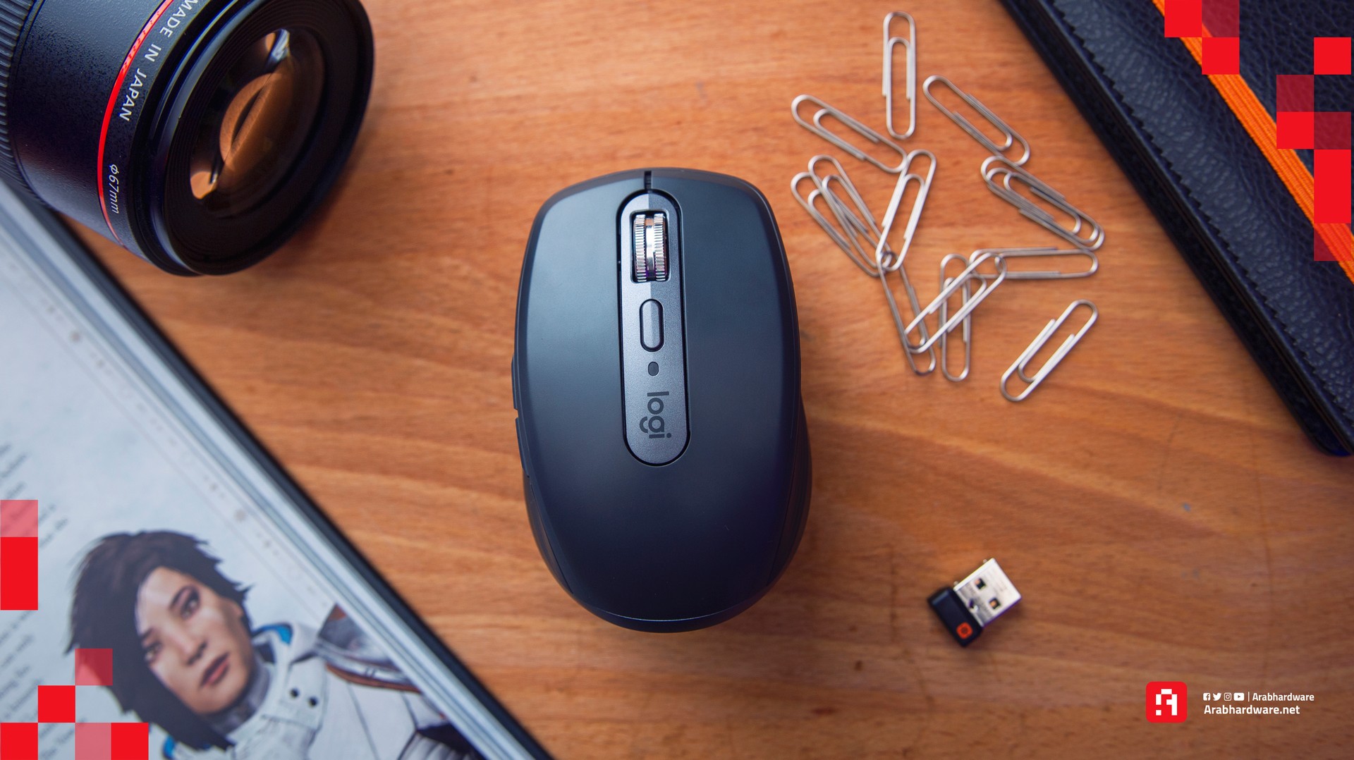 مراجعة الماوس Logitech MX Anywhere 3