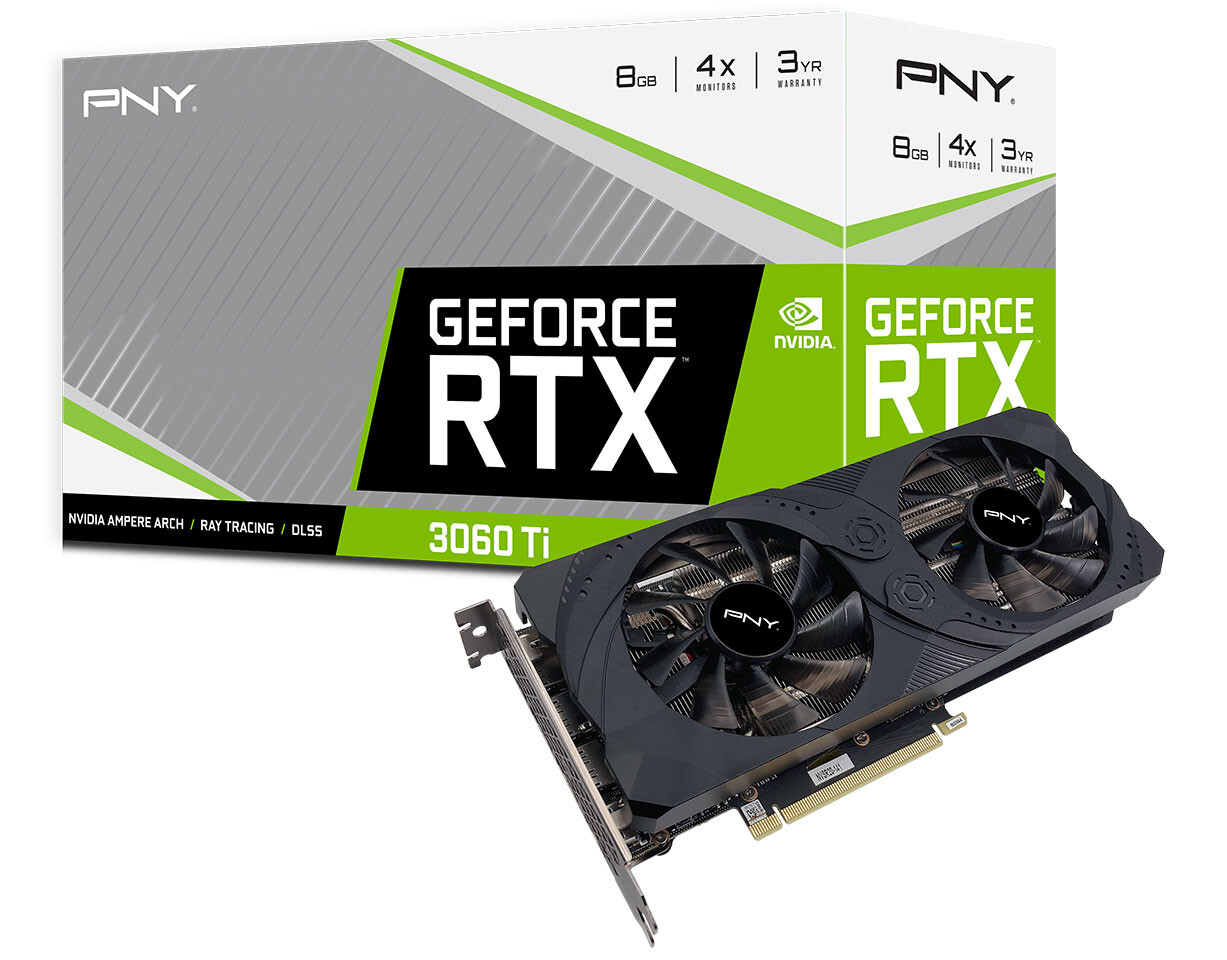 شركة PNY تطلق نسخها الخاصة من بطاقة NVIDIA GeForce RTX 3060 Ti!