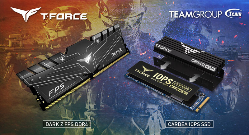شركة TEAMGROUP تطلق ذاكرة DARK Z FPS Gaming و وحدة تخزين Cardea IOPS 