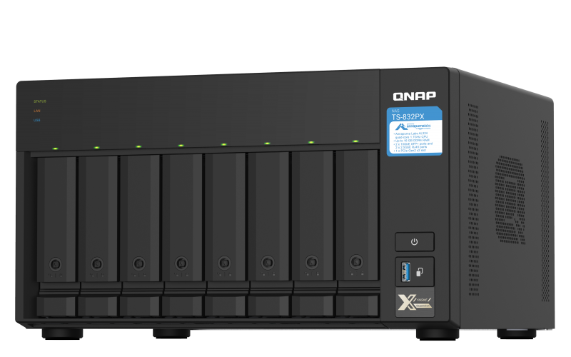 تعرف على كيفية إعداد وتشغيل جهاز التخزين الشبكي QNAP TS-832PX