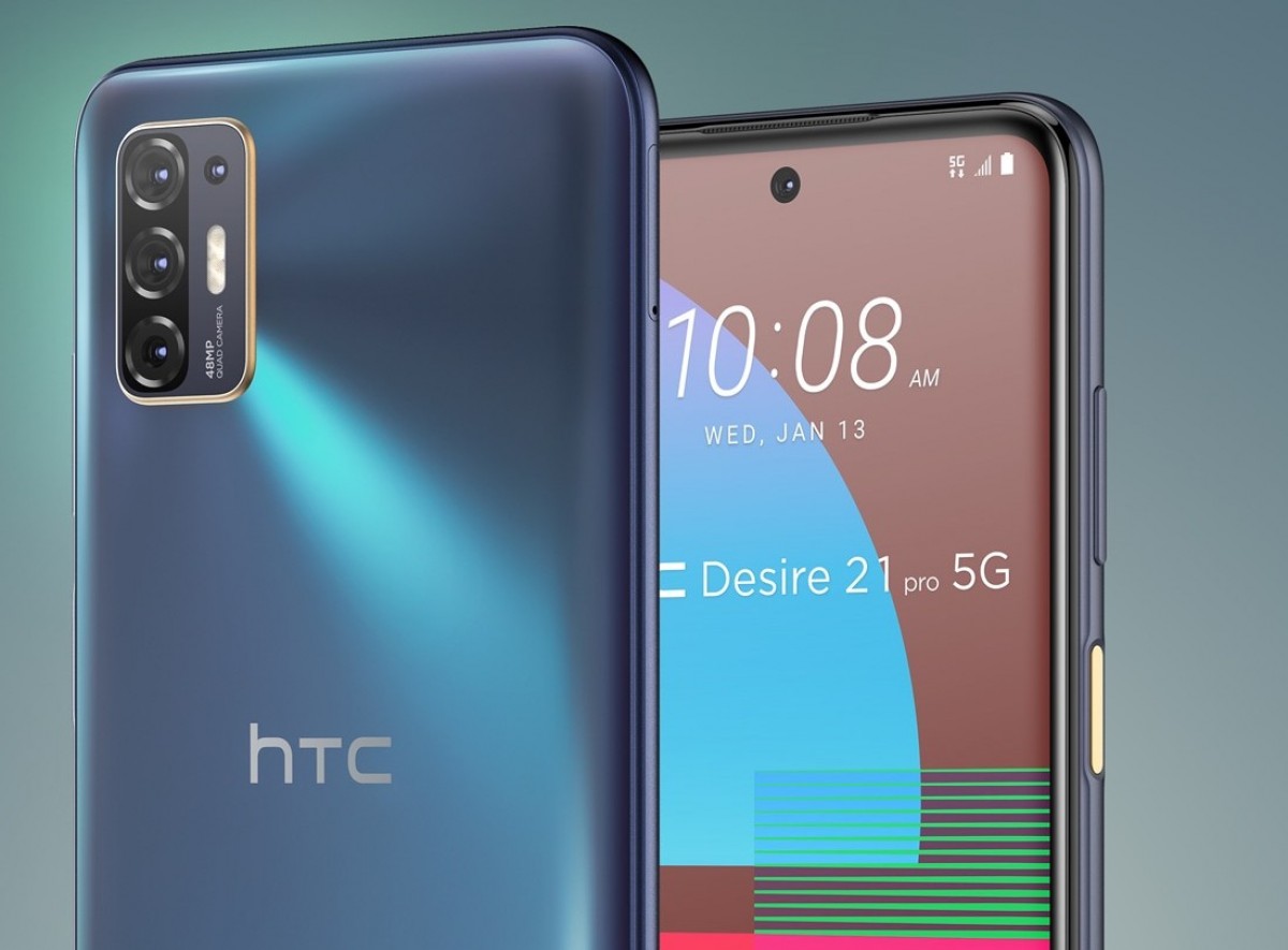 شركة HTC تعلن عن هاتف Desire 21 Pro المتوسط بتقنية 5G