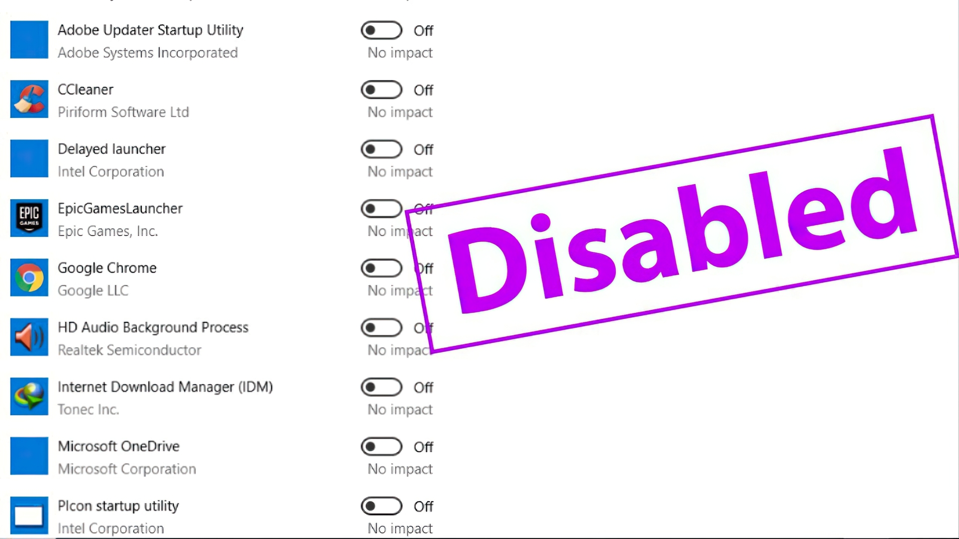 كيف يمكن تعطيل البرامج و التطبيقات الخاصة ببدء التشغيل على Windows 10