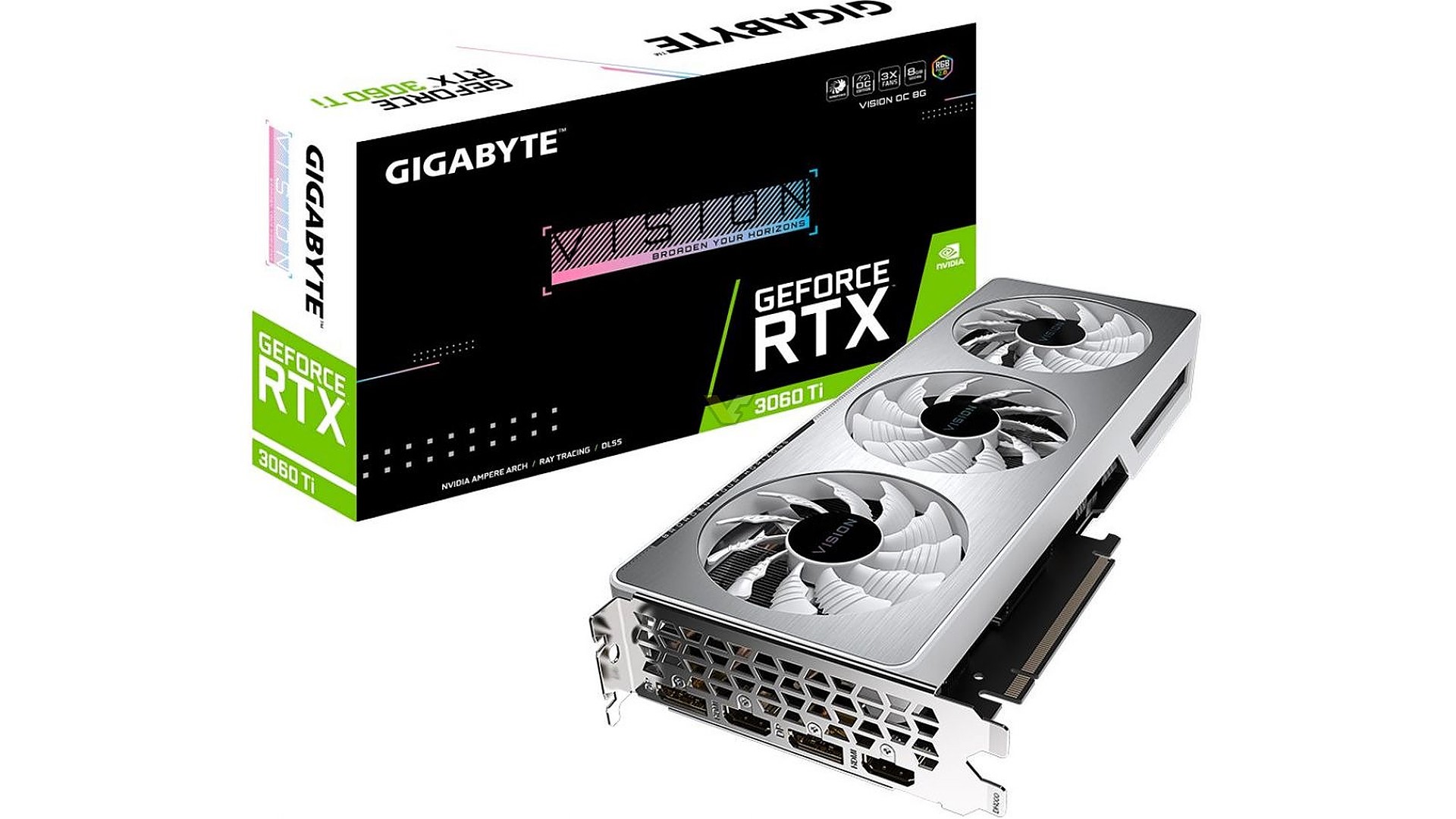 شركة Gigabyte تعلن عن بطاقة RTX 3060 Ti VISION OC الجديدة للاعبين
