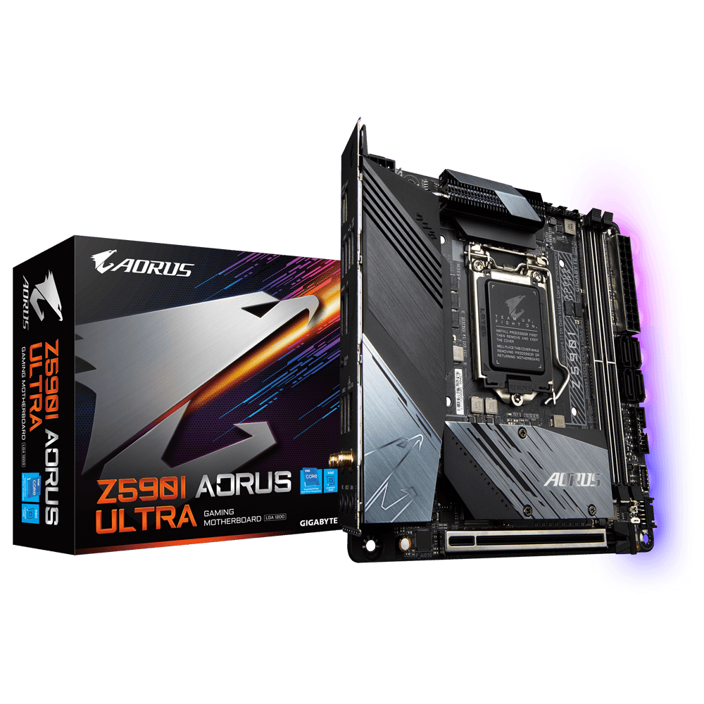 CES21: تدشين اللوحات الأم GIGABYTE Z590 AORUS الموجهة لـ Rocket Lake