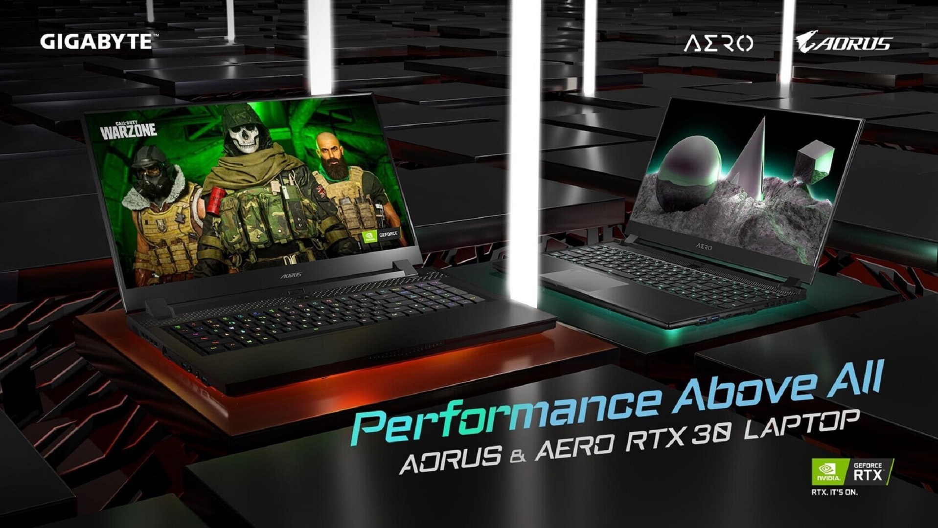 CES21: Gigabyte تكشف عن أجهزة اللاب توب الجديدة ببطاقات RTX-30!