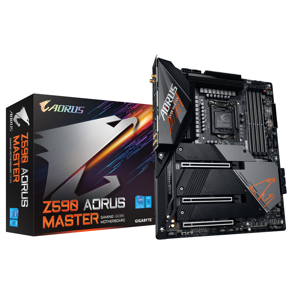 CES21: تدشين اللوحات الأم GIGABYTE Z590 AORUS الموجهة لـ Rocket Lake