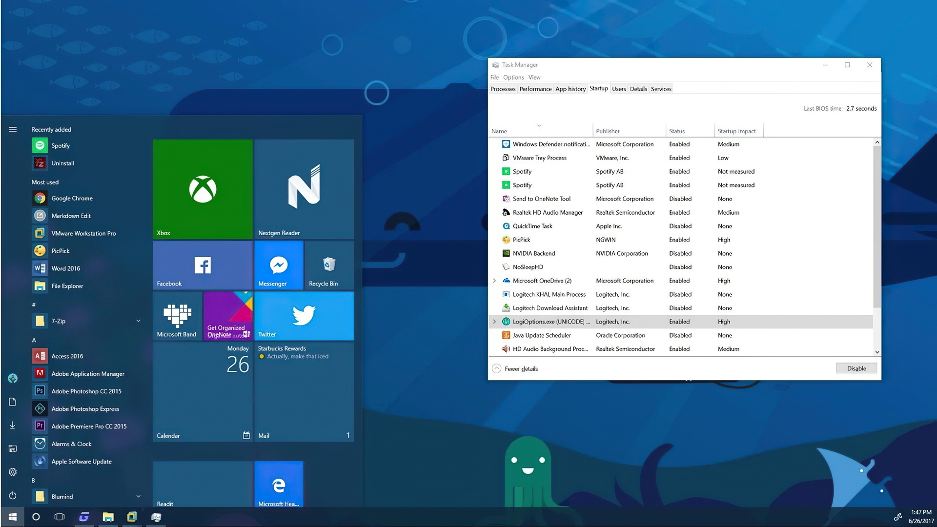 كيفية إيقاف التشغيل التلقائي لتطبيقات بدء التشغيل خلال Task Manager