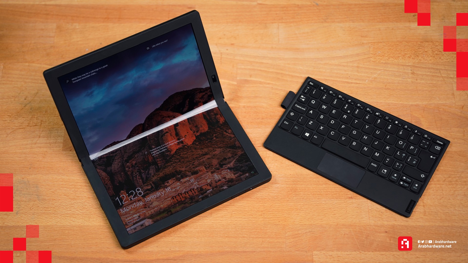 لابتوب لينوفو ThinkPad X1 Fold.. أول لابتوب قابل للطي في العالم!