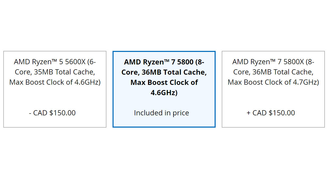 شركة AMD قد تخطط لإطلاق معالج Ryzen 7 5800 (بدون الـ X) في وقت قريب