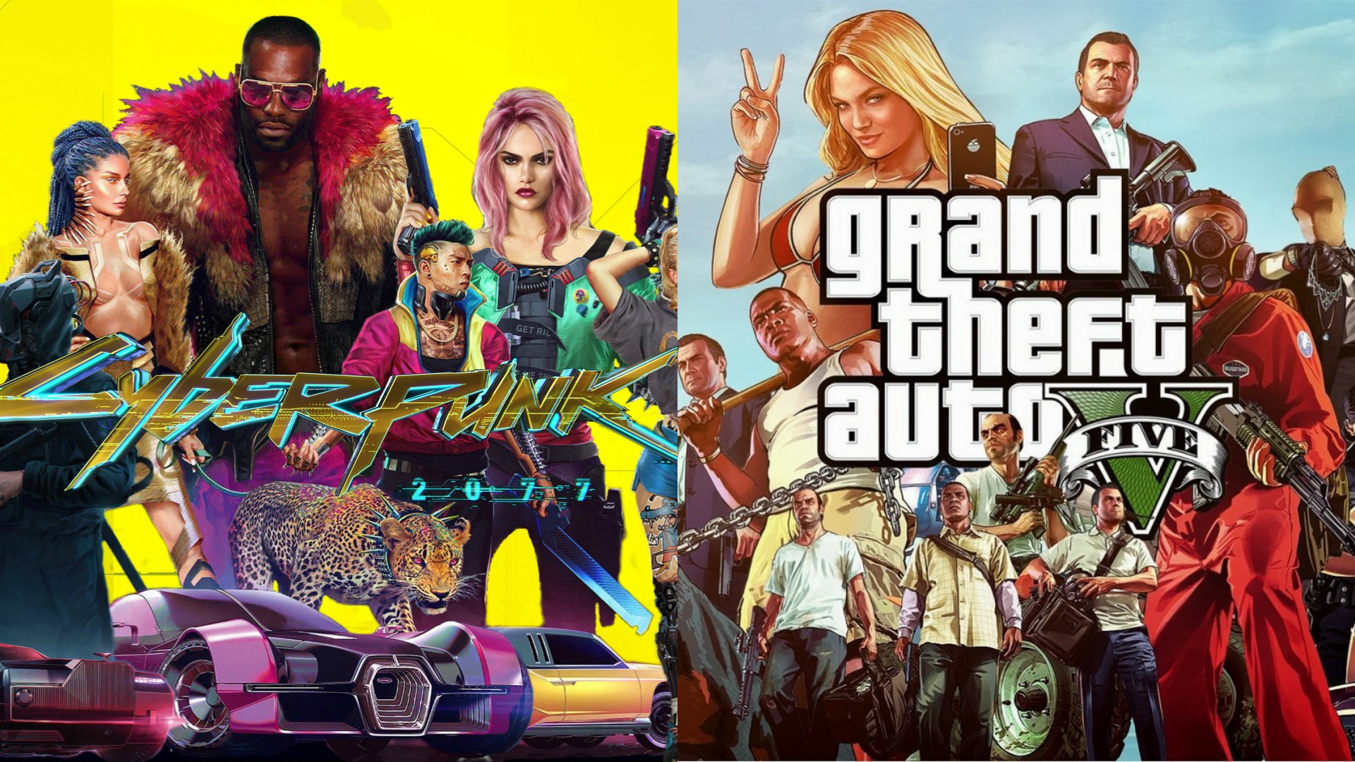 المقارنة المنتظرة بين GTA V و Cyberpunk 2077! من الأكثر فيزيائيةً؟