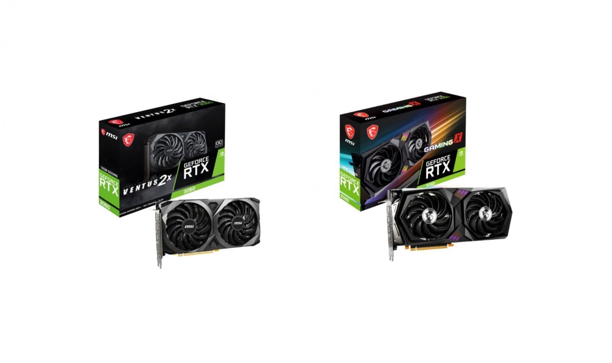 شركة MSI تطلق بطاقات RTX 3060 GAMING X وVENTUS 2X: كل ما تريد معرفته